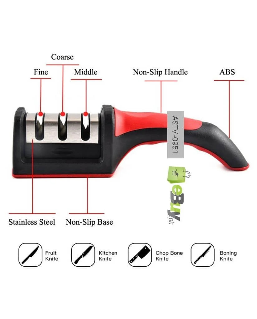 Kitchen Knife Sharpener Manual Knife Sharpening Tool for Home Kitchen