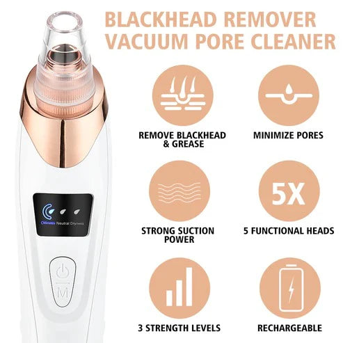Electric Blackhead Remover Vacuum Pore Cleaner for Deep Skin Cleaning