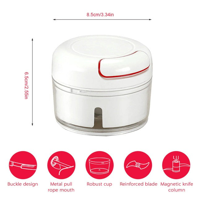Comodeal Vegetable Cutter Manual Vegetable Chopper for Quick Kitchen Cutting