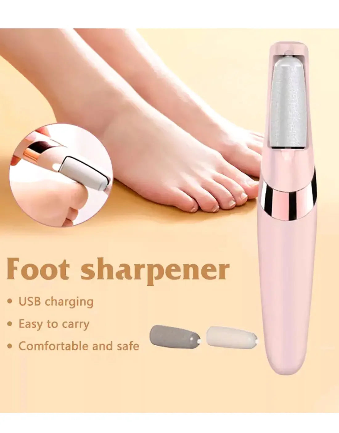 Electric Foot Callus Remover Pedicure Tool for Smooth Soft Feet