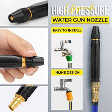 High Pressure Water Nozzle Spray Gun for Car Wash and Garden Cleaning