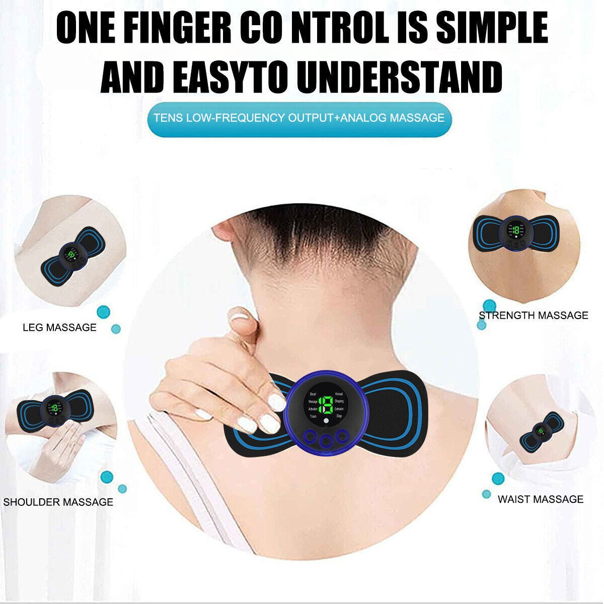 Electric Body Massager Handheld Massage Machine for Muscle Relaxation