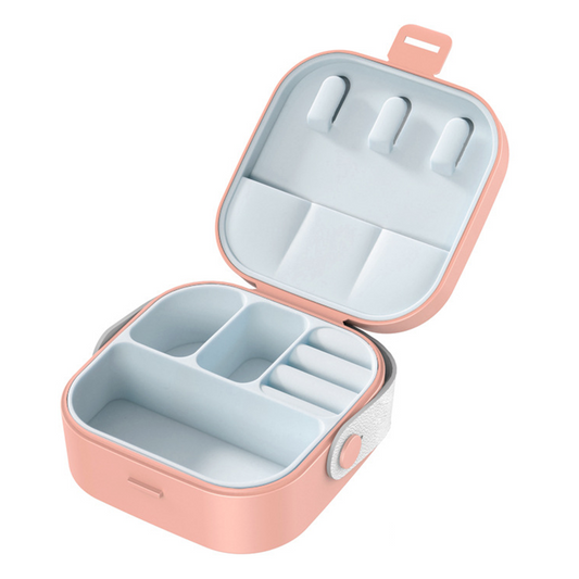 Jewelry Storage Box Organizer with Multiple Compartments for Rings Earrings and Necklaces